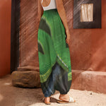 Trimeresurus Albolabris Snake Print Harem Pants