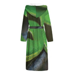 Trimeresurus Albolabris Snake Print Hooded Bathrobe