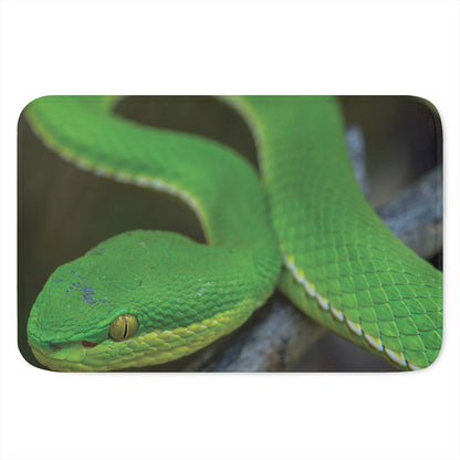 Trimeresurus Albolabris Snake Print Indoor Door Mat