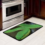 Trimeresurus Albolabris Snake Print Kitchen Mat