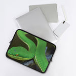 Trimeresurus Albolabris Snake Print Laptop Sleeve