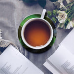 Trimeresurus Albolabris Snake Print Leather Coaster Set