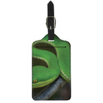Trimeresurus Albolabris Snake Print Luggage Tag