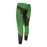 Trimeresurus Albolabris Snake Print Men's Compression Pants