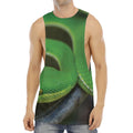 Trimeresurus Albolabris Snake Print Men's Muscle Tank Top
