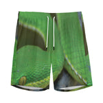 Trimeresurus Albolabris Snake Print Men's Sports Shorts