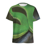 Trimeresurus Albolabris Snake Print Men's Sports T-Shirt