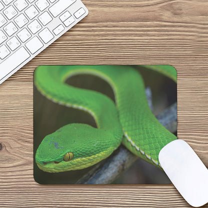 Trimeresurus Albolabris Snake Print Mouse Pad