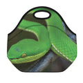 Trimeresurus Albolabris Snake Print Neoprene Lunch Bag