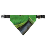 Trimeresurus Albolabris Snake Print Over The Collar Dog Bandana