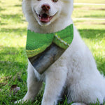 Trimeresurus Albolabris Snake Print Over The Collar Dog Bandana