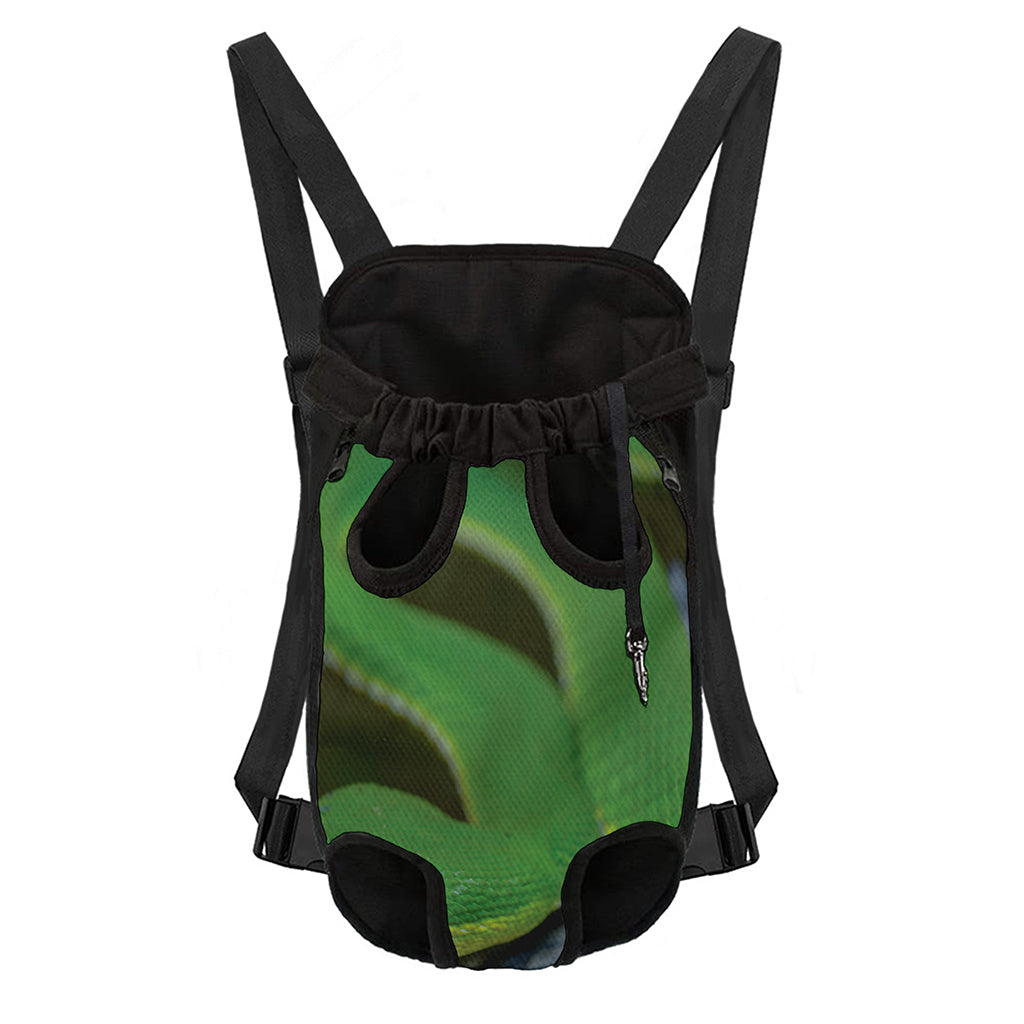 Trimeresurus Albolabris Snake Print Pet Carrier Backpack
