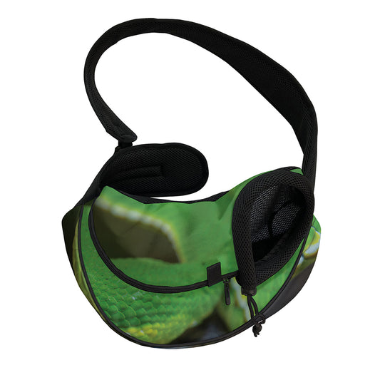 Trimeresurus Albolabris Snake Print Pet Sling Carrier