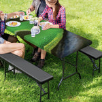 Trimeresurus Albolabris Snake Print Picnic Table Cover