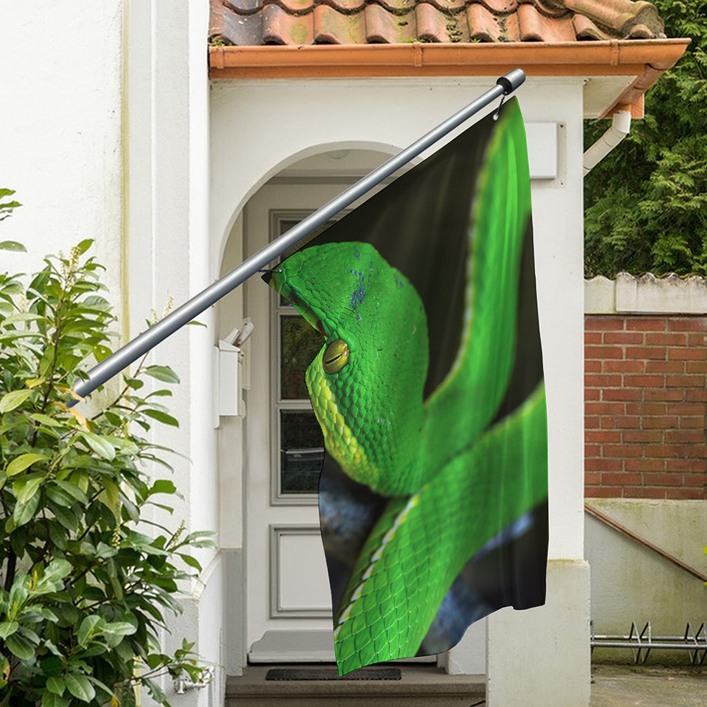 Trimeresurus Albolabris Snake Print Polyester Flag