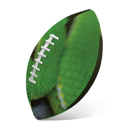 Trimeresurus Albolabris Snake Print Rugby Ball