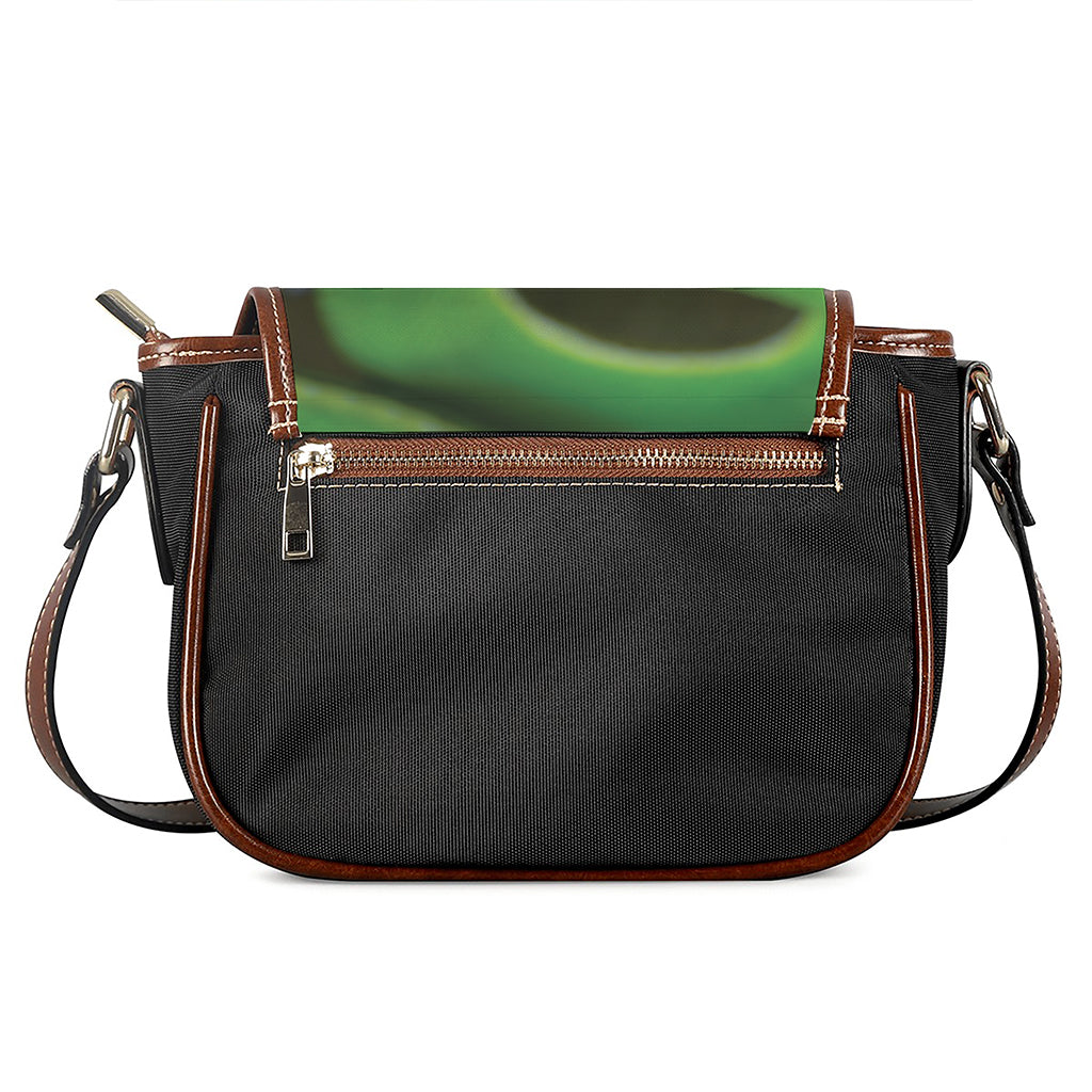 Trimeresurus Albolabris Snake Print Saddle Bag