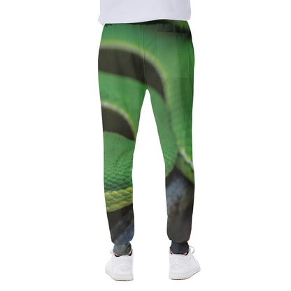 Trimeresurus Albolabris Snake Print Scuba Joggers