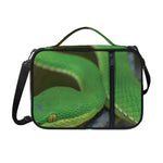 Trimeresurus Albolabris Snake Print Shoulder Strap Bible Bag