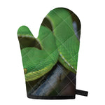 Trimeresurus Albolabris Snake Print Single Oven Mitt