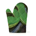 Trimeresurus Albolabris Snake Print Single Oven Mitt