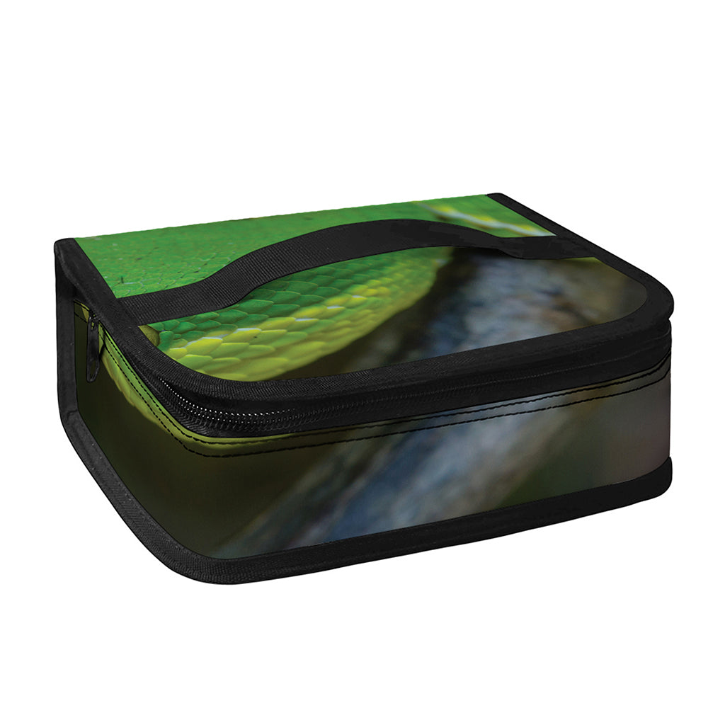 Trimeresurus Albolabris Snake Print Small Lunch Bag