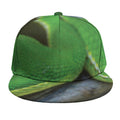 Trimeresurus Albolabris Snake Print Snapback Cap