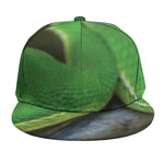 Trimeresurus Albolabris Snake Print Snapback Cap