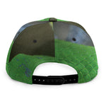 Trimeresurus Albolabris Snake Print Snapback Cap