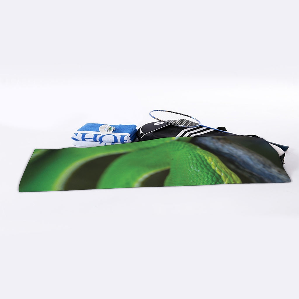 Trimeresurus Albolabris Snake Print Sports Towel