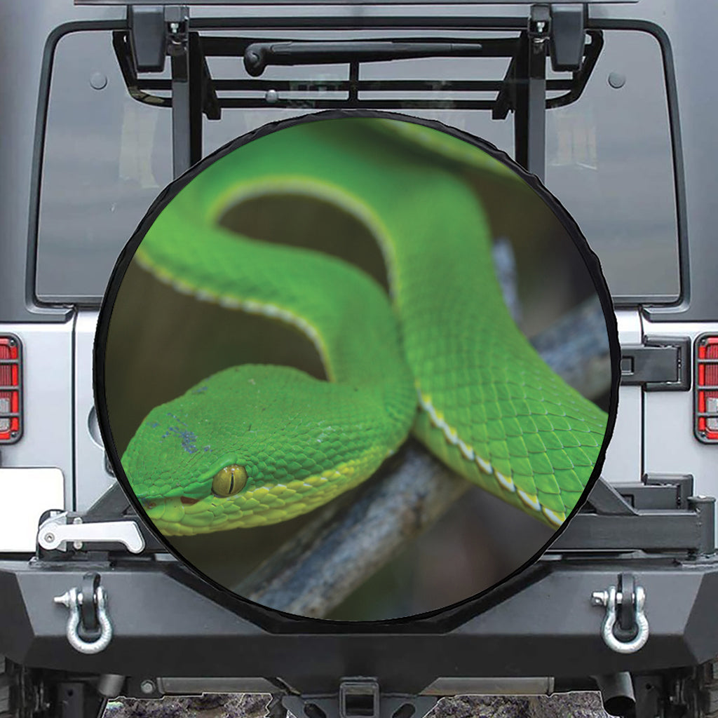 Trimeresurus Albolabris Snake Print Tire Cover