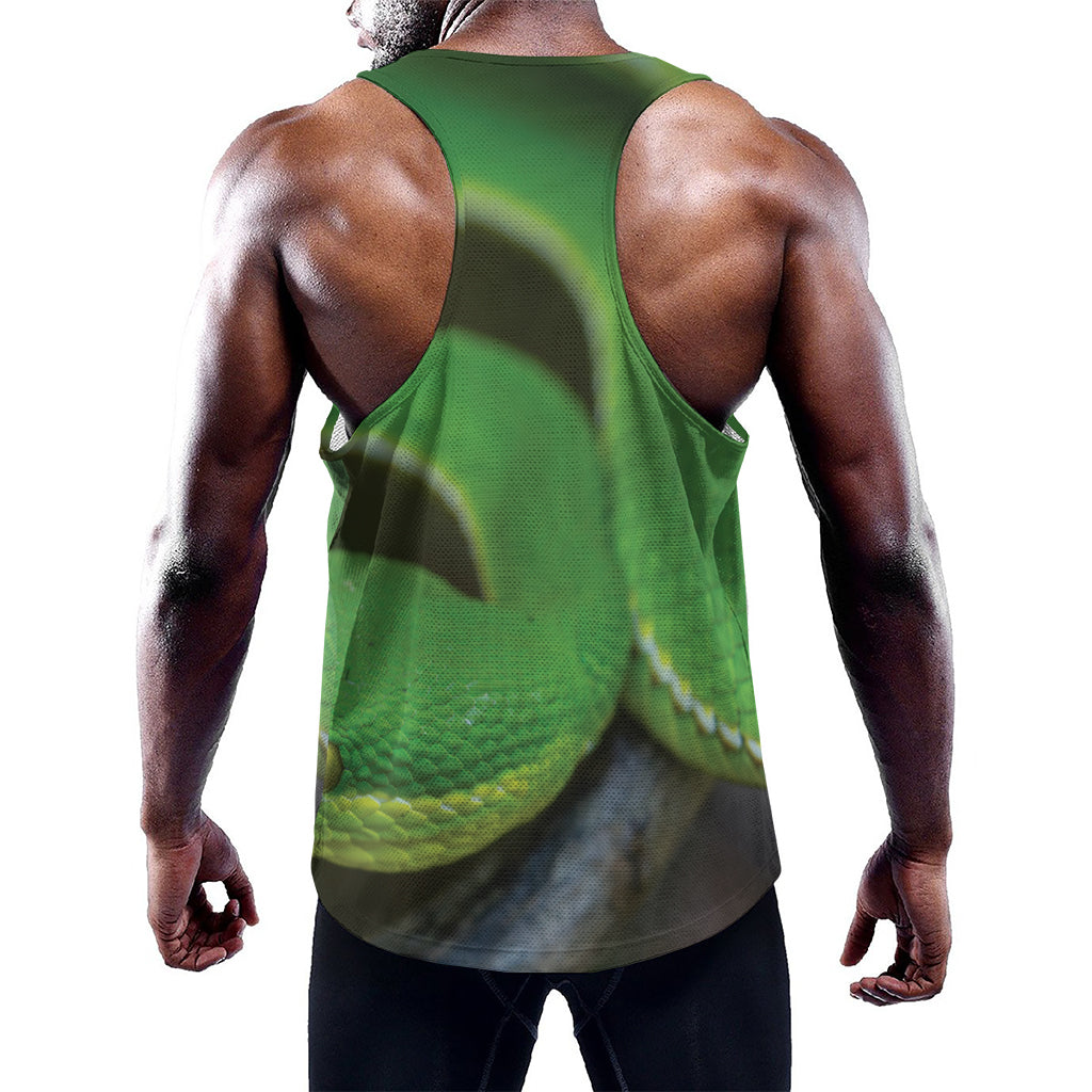 Trimeresurus Albolabris Snake Print Training Tank Top