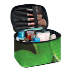 Trimeresurus Albolabris Snake Print Travel Makeup Bag