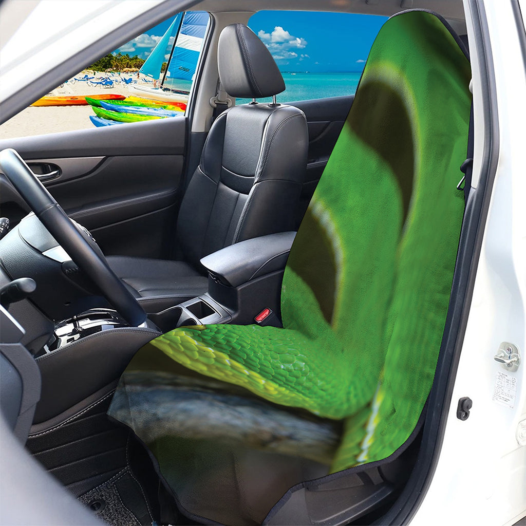 Trimeresurus Albolabris Snake Print Waterproof Car Seat Cover