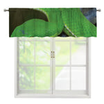 Trimeresurus Albolabris Snake Print Window Valance