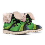 Trimeresurus Albolabris Snake Print Winter Boots