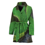 Trimeresurus Albolabris Snake Print Women's Bathrobe