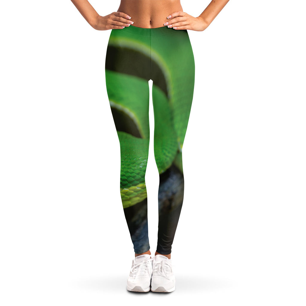 Trimeresurus Albolabris Snake Print Women's Leggings