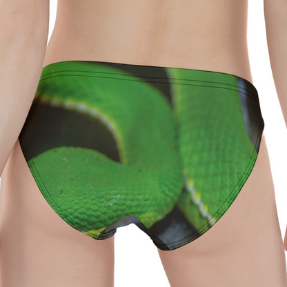 Trimeresurus Albolabris Snake Print Women's Panties
