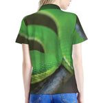 Trimeresurus Albolabris Snake Print Women's Polo Shirt