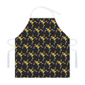 Trippy Dancing Skeleton Pattern Print Adjustable Apron