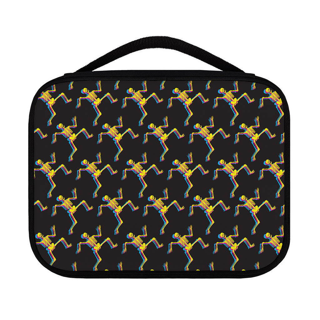 Trippy Dancing Skeleton Pattern Print Classic Bible Case