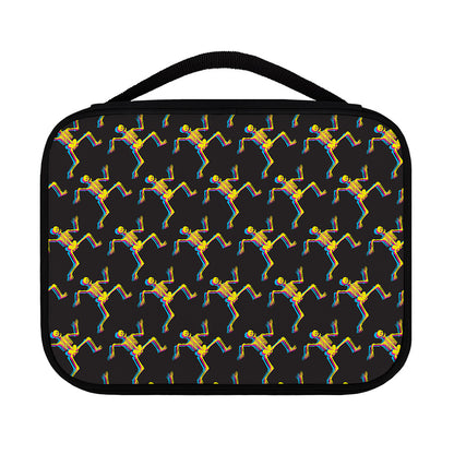 Trippy Dancing Skeleton Pattern Print Classic Bible Case