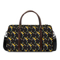 Trippy Dancing Skeleton Pattern Print Duffel Bag