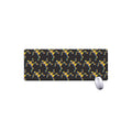 Trippy Dancing Skeleton Pattern Print Extended Mouse Pad