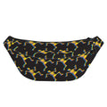 Trippy Dancing Skeleton Pattern Print Fanny Pack