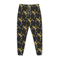 Trippy Dancing Skeleton Pattern Print Jogger Pants