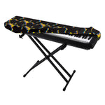 Trippy Dancing Skeleton Pattern Print Piano Keyboard Cover