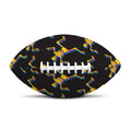 Trippy Dancing Skeleton Pattern Print Rugby Ball