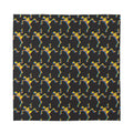 Trippy Dancing Skeleton Pattern Print Silk Bandana